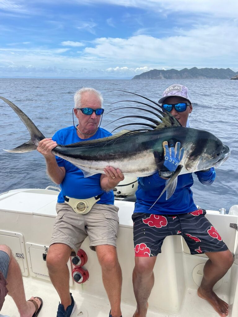 Roosterfish fishing from Coco beach