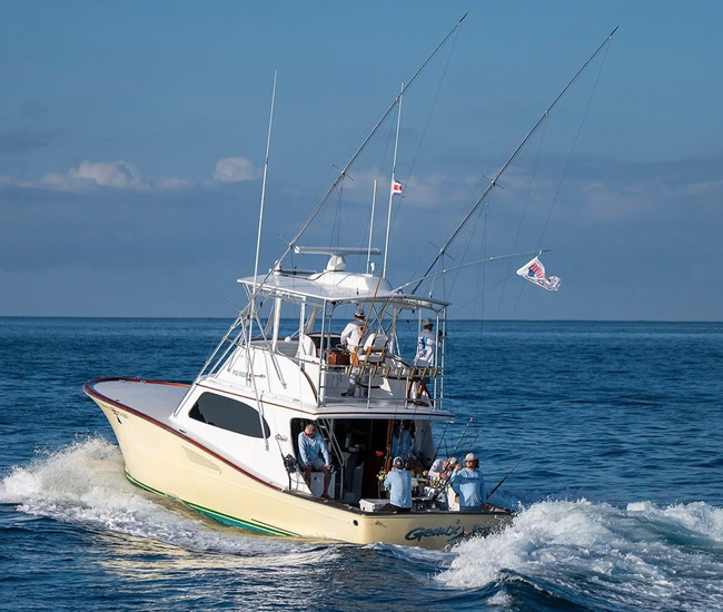 Geaux Fly yacht Maverick